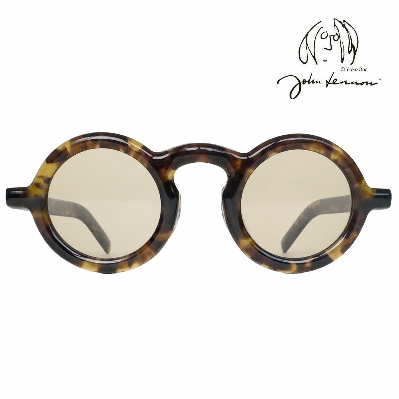 John Lennon ジョンレノン サングラスJL-806（ラウンド）03-(イエロー